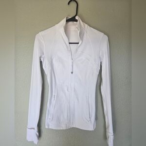 lululemon athletica White Define Jacket, Small Stain Near Armpit